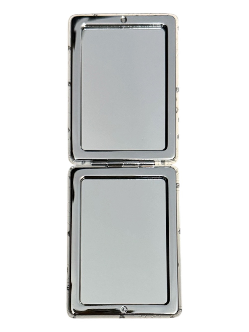 Compact Rectangular Dual Mirror - Silver - Picture 2 of 2
